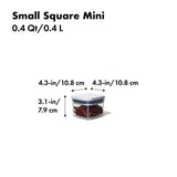 POP Container - Small Square Mini (0.4 Qt.) A8