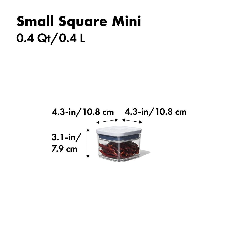 POP Container - Small Square Mini (0.4 Qt.) A8