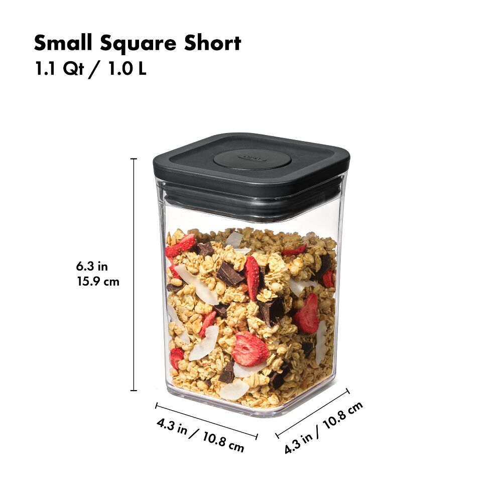 POP Container - Small Square Short (1.1 Qt/1.0 L)