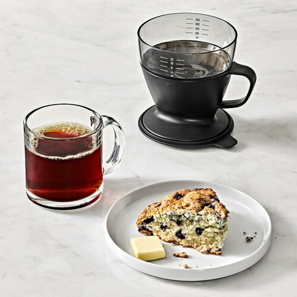 Pour Over Coffee Maker with Water Tank - Matte Black D3