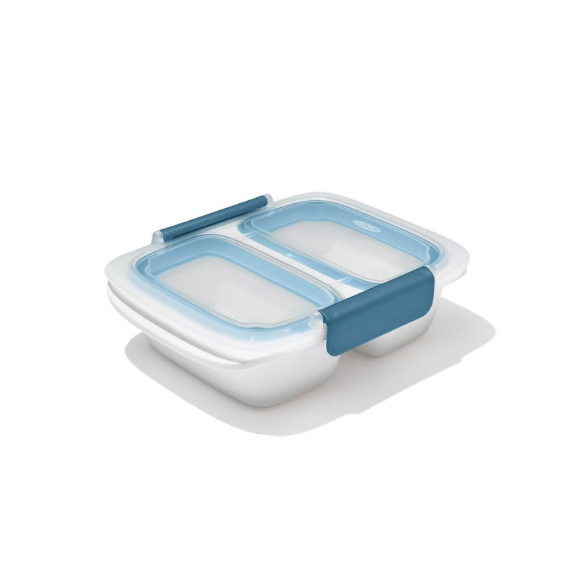 Prep & Go 2-Cup Divided Container X3