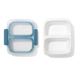 Prep & Go 2-Cup Divided Container X3