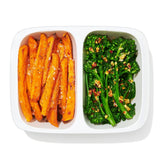 Prep & Go 2-Cup Divided Container X3