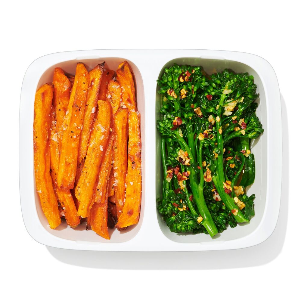 Prep & Go 2-Cup Divided Container X3