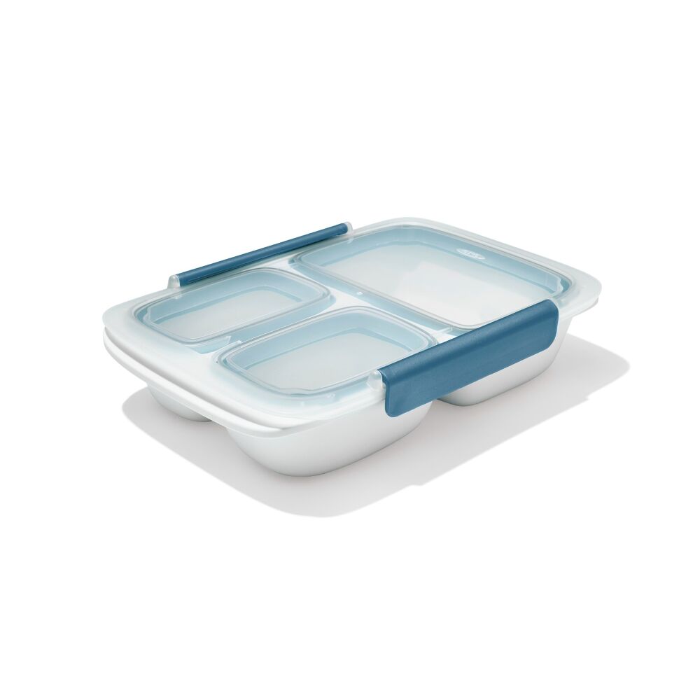 Prep & Go 4.1-Cup Divided Container - Ocean Blue A8