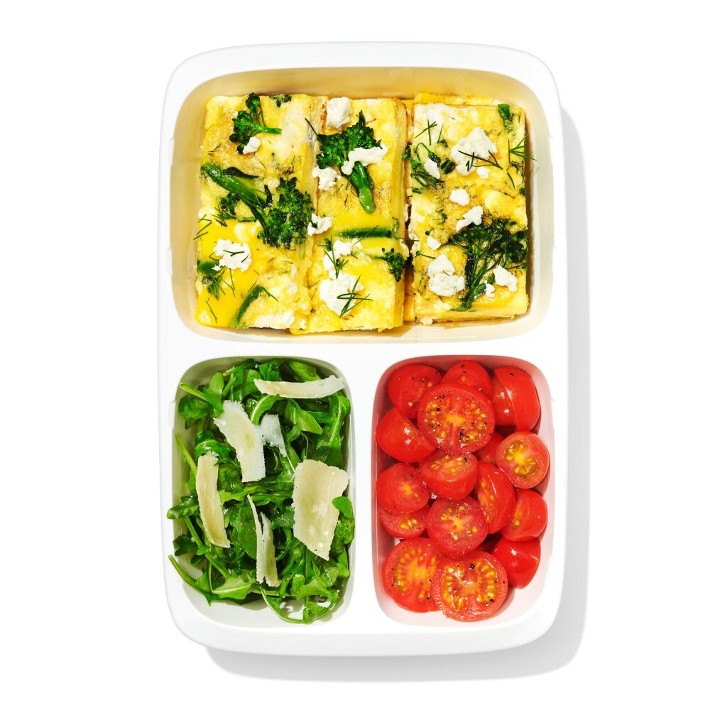 Prep & Go 4.1-Cup Divided Container - Ocean Blue A8