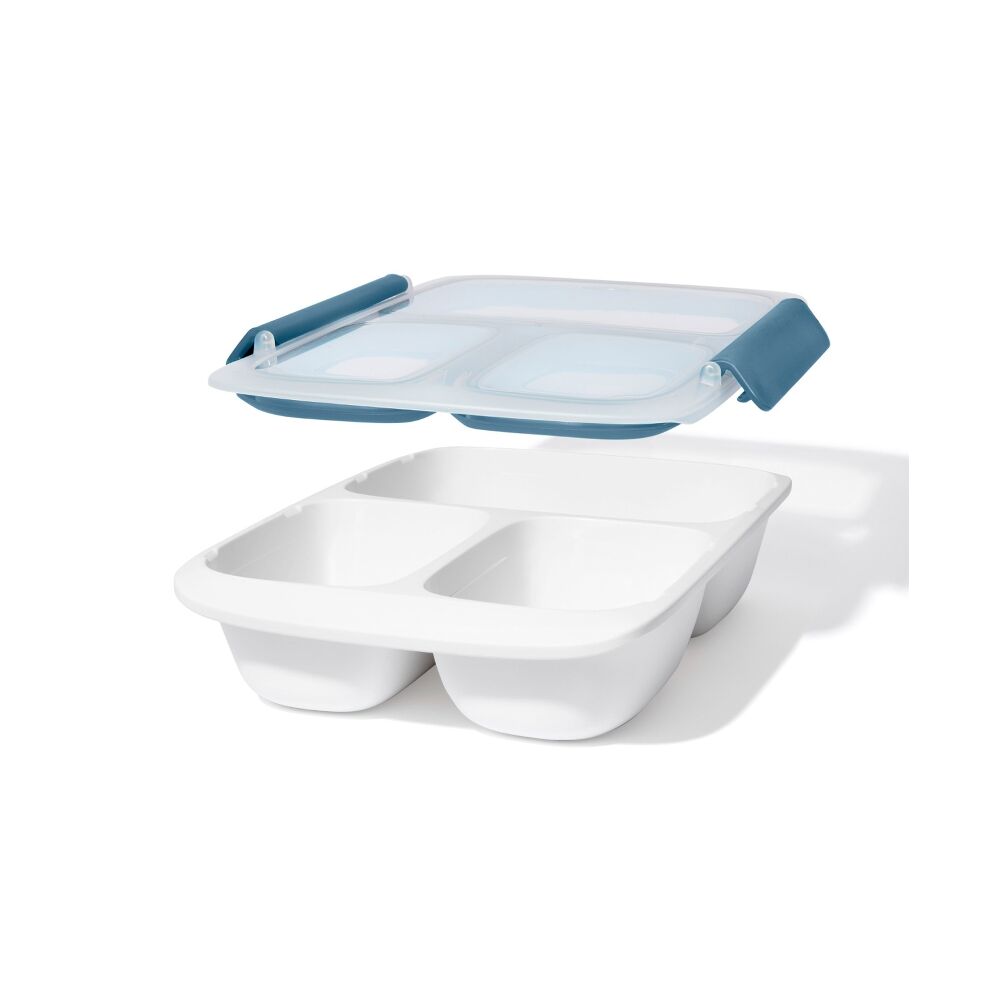 Prep & Go 4.1-Cup Divided Container - Ocean Blue A8
