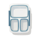 Prep & Go 4.1-Cup Divided Container - Ocean Blue A8