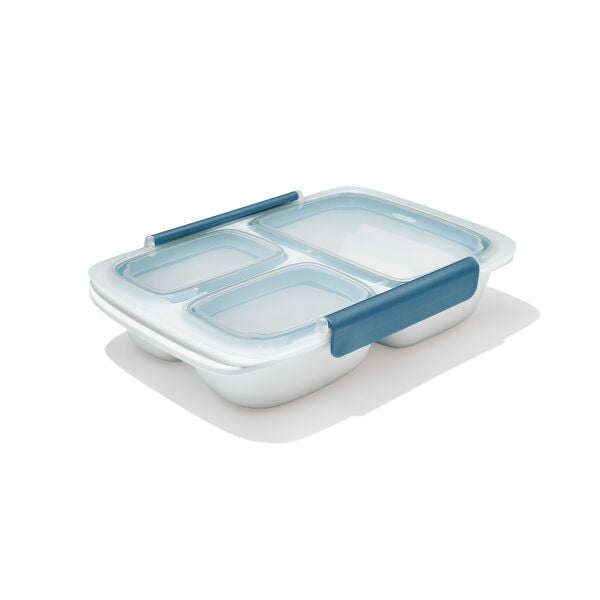 Prep & Go 4.1-Cup Divided Container - Ocean Blue A8