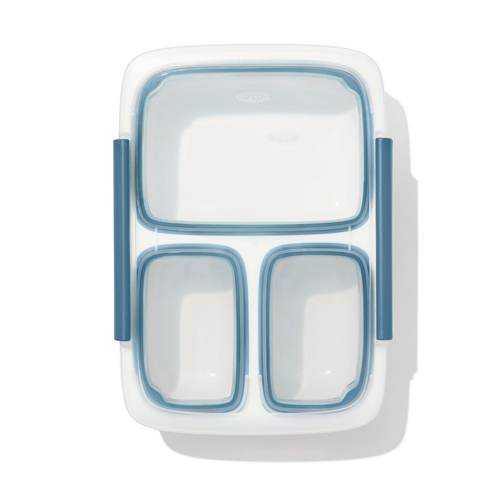 Prep & Go 4.1-Cup Divided Container - Ocean Blue Q5