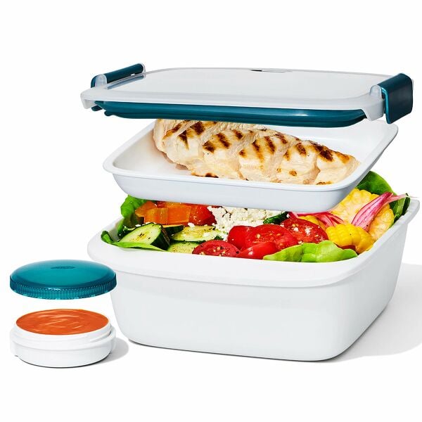 Prep & Go Salad Container X4