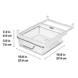 Refrigerator Undershelf Drawer 10 In X2