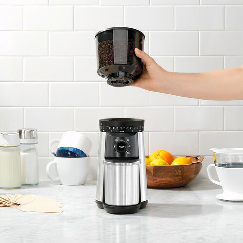 Replacement Hopper with Lid for Conical Burr Coffee Grinder F1