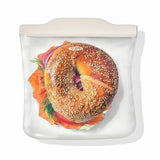 Silicone Reusable Bag -  4 Piece Lunch Set - Oat/Lagoon I8