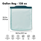 Silicone Reusable Bag - Gallon Bag (128 oz) - Lagoon X9