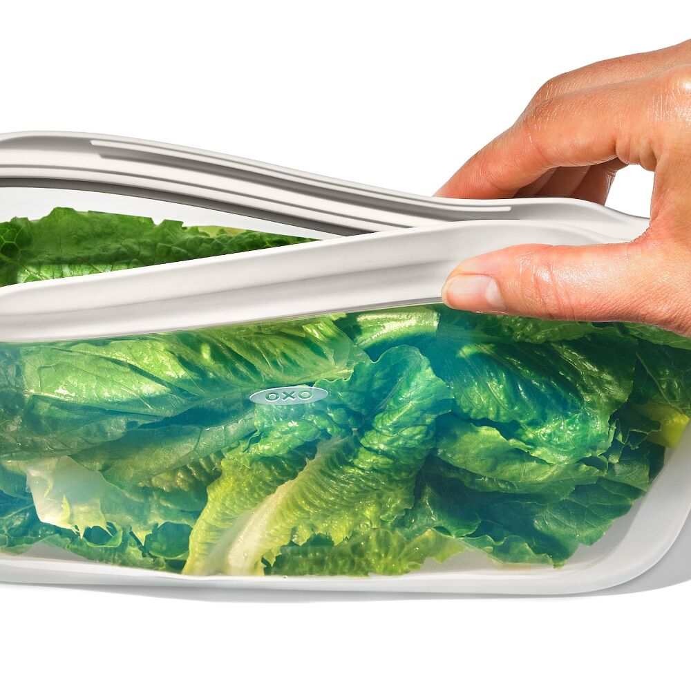 Silicone Reusable Bag - Gallon Bag (128 oz) - Oat H3