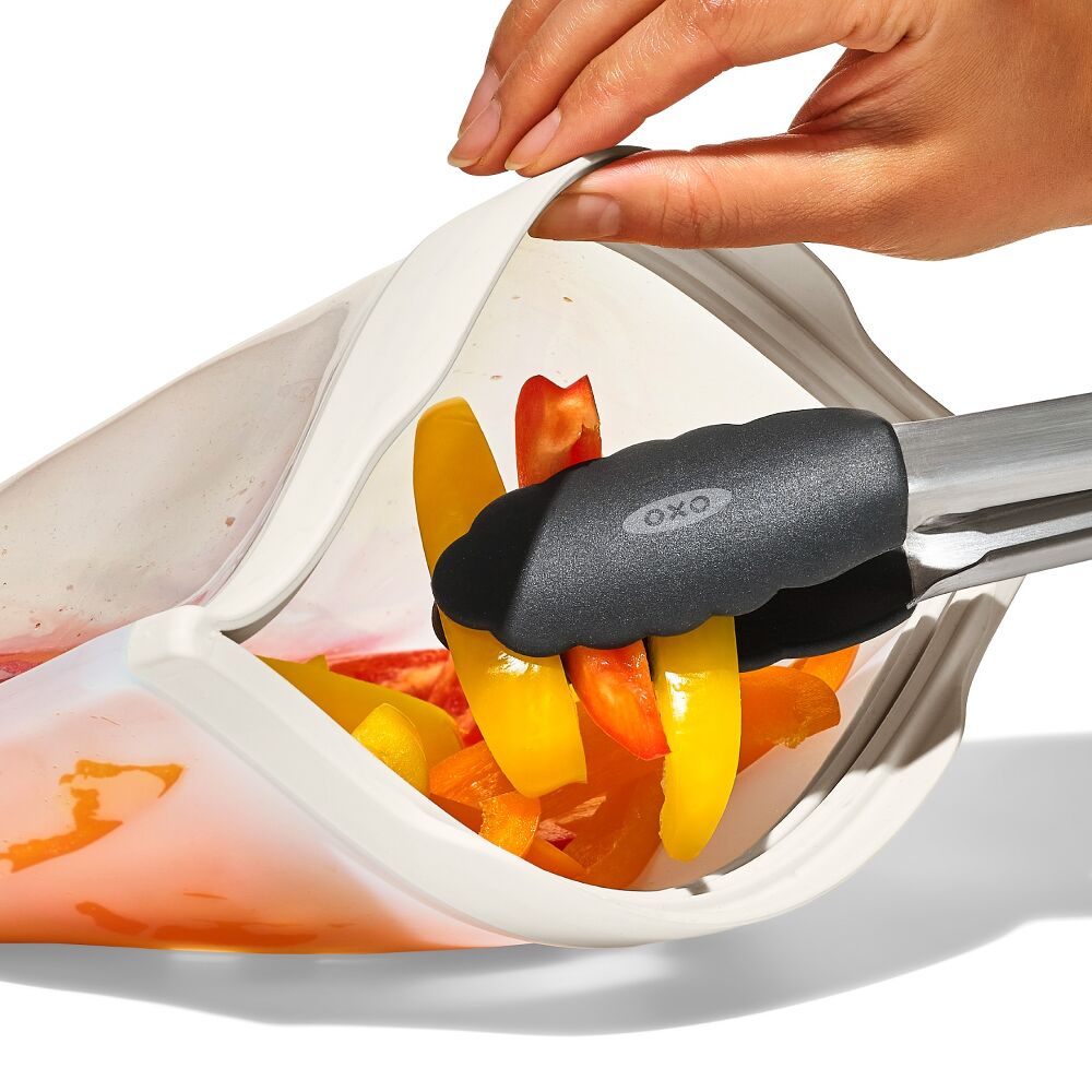 Silicone Reusable Bag - Gallon Bag (128 oz) - Oat H3