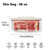 Silicone Reusable Bag - Slim Bag (20 oz) - Oat J6