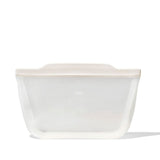 Silicone Reusable Bag - Stand-Up Half Gallon (64 oz) - Oat H0