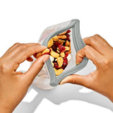 Silicone Reusable Bag  Stand-Up Snack (12 oz) - Fog C7