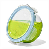 Smart Seal 1-Cup Glass Round Container - Arctic Blue C3