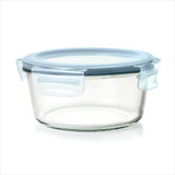 Smart Seal 7-Cup Glass Round Container - Arctic Blue K5