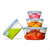 Smart Seal 7-Cup Glass Round Container - Arctic Blue K5