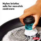Soap Dispensing Palm Brush R7