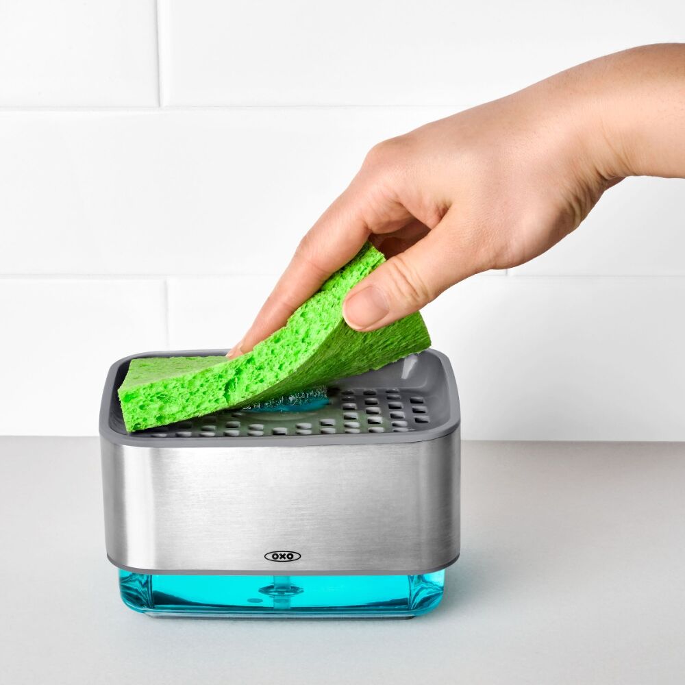 Soap Dispensing Sponge Holder K4