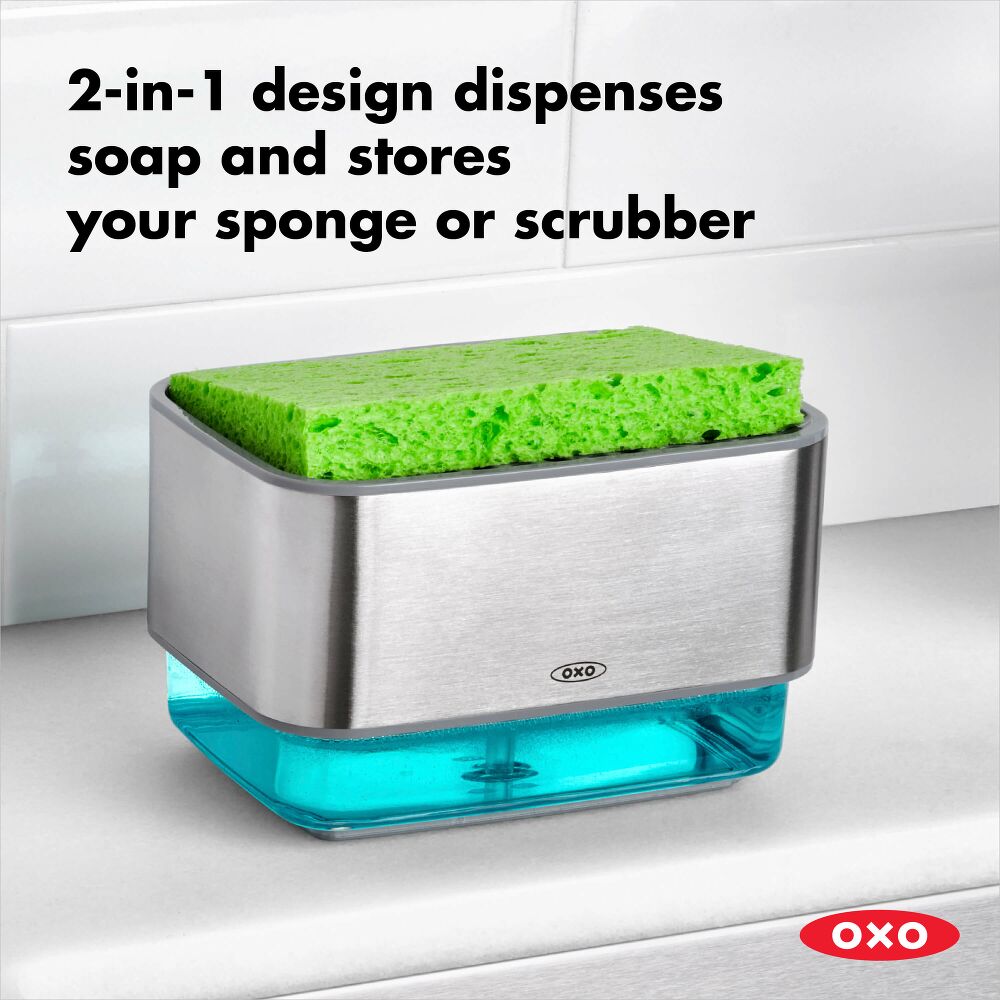 Soap Dispensing Sponge Holder K4