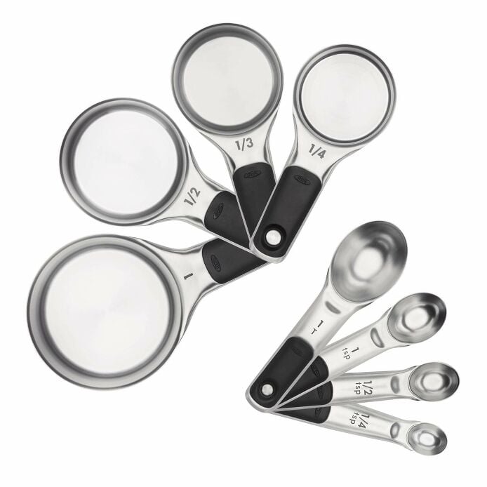 Stainless Steel Measuring Cups and Spoons Set L7