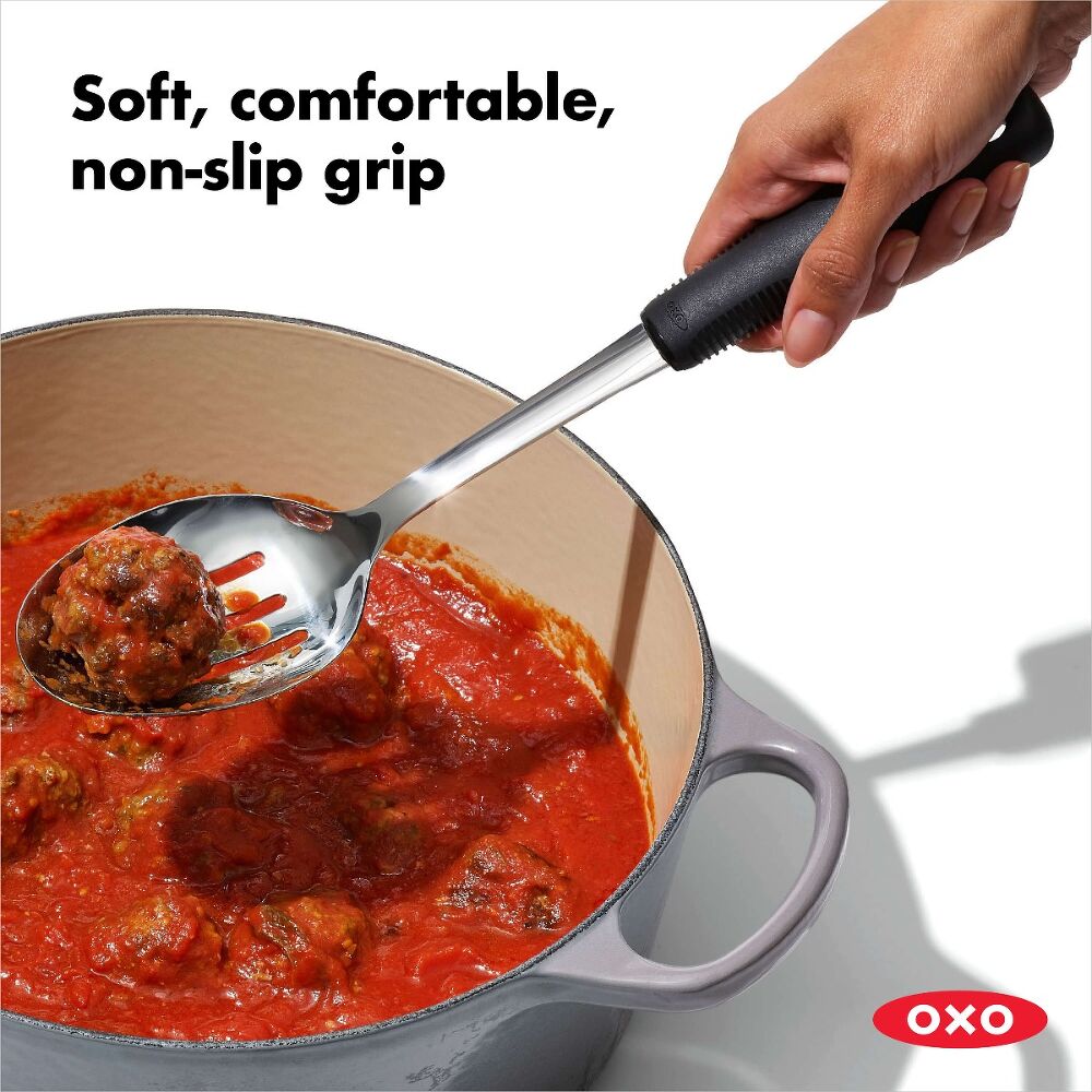Stainless Steel Slotted Spoon B8