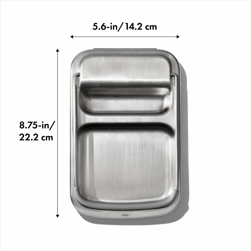 Stainless Steel Spoon Rest with Lid Holder H8