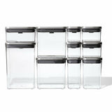 Steel 12-Piece POP Container Set W6