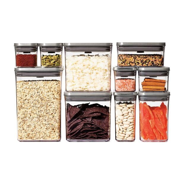 Steel 12-Piece POP Container Set W6
