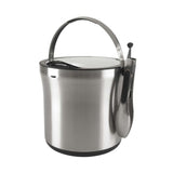 Steel Ice Bucket & Tong Set W4