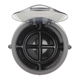 Steel Ice Bucket & Tong Set W4