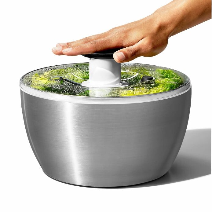 Steel Salad Spinner O9