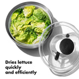 Steel Salad Spinner O9