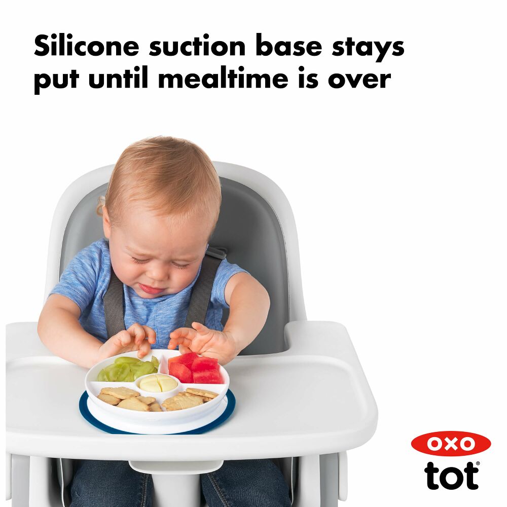 Stick & Stay Suction Divided Plate M8