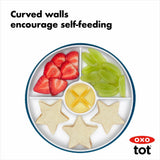 Stick & Stay Suction Divided Plate Q8