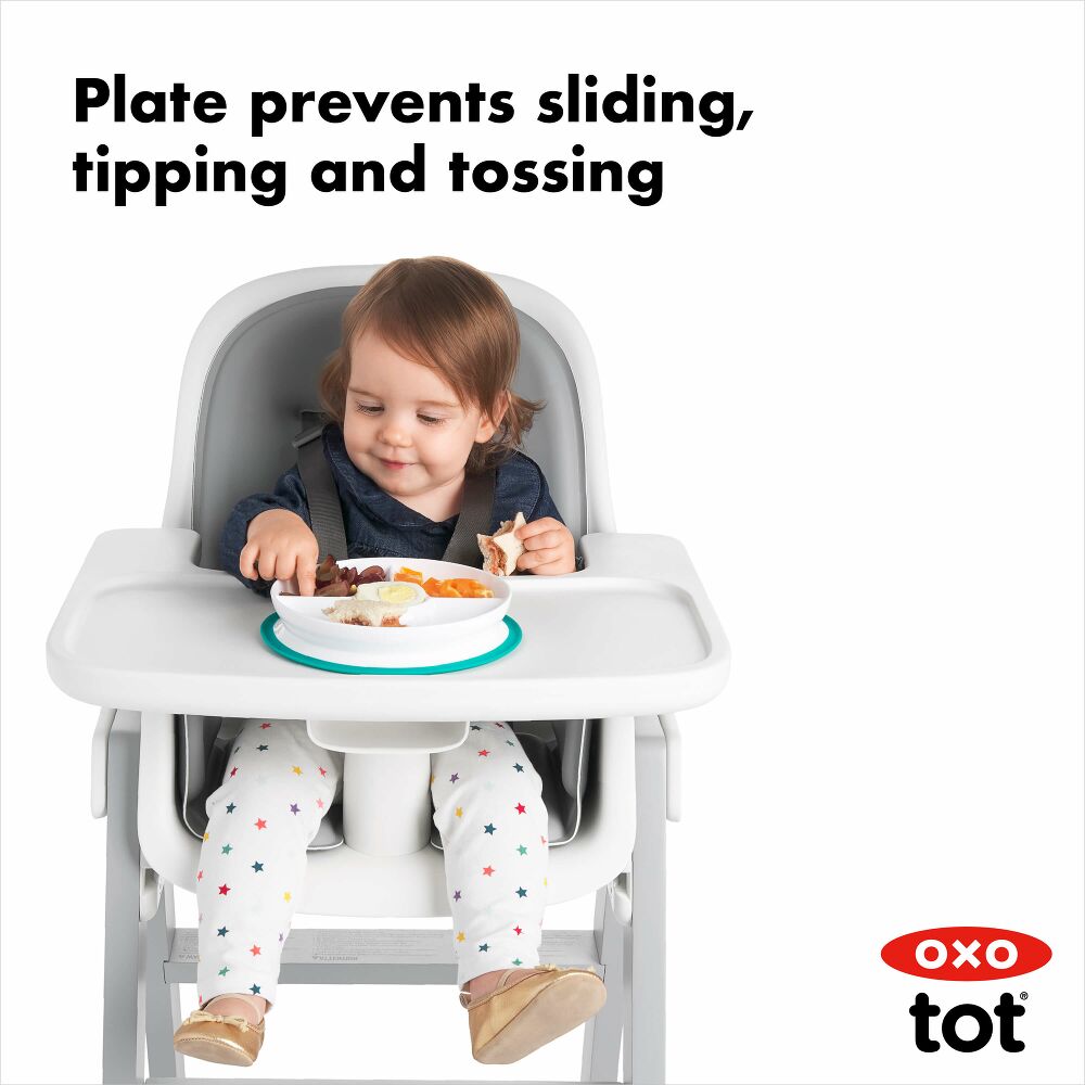 Stick & Stay Suction Divided Plate Y6