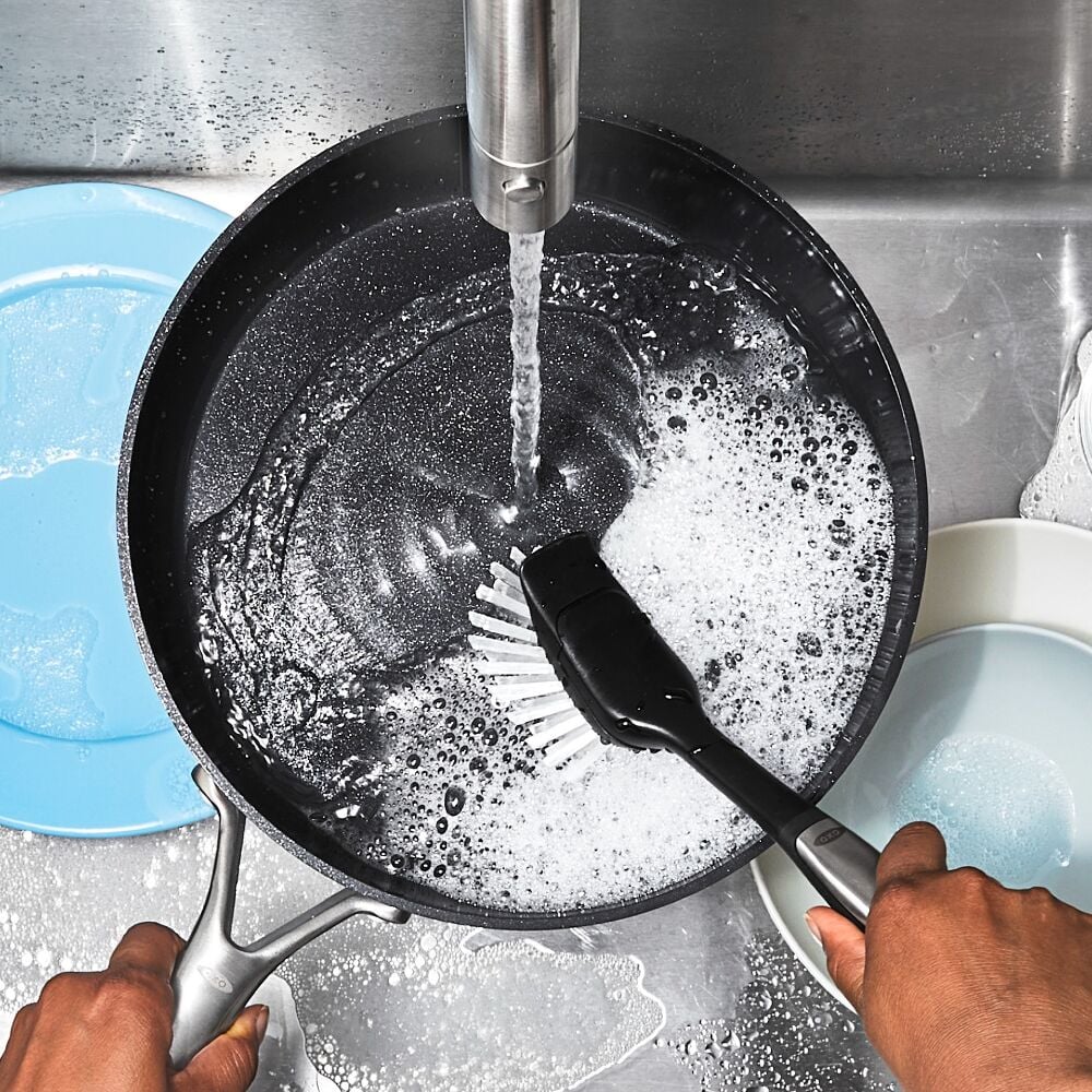 Steel Dish Brush with Replaceable Head M4