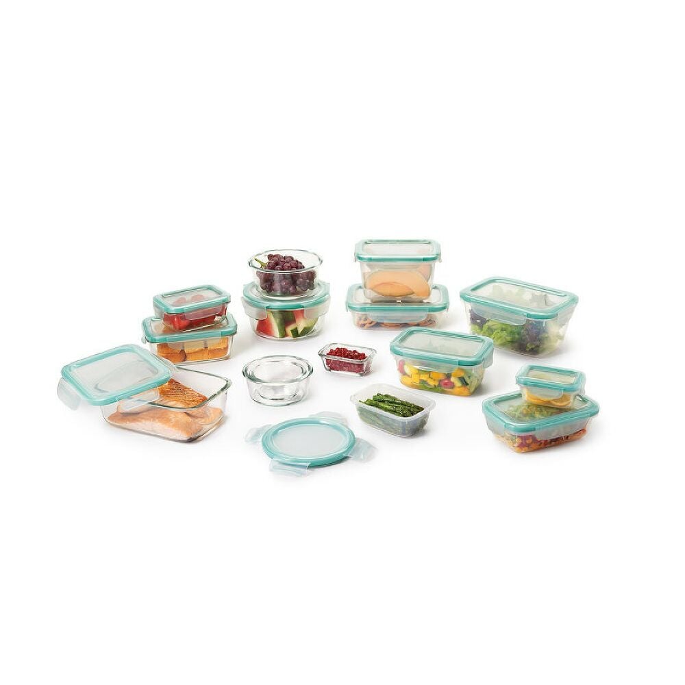 OXO Good Grips 30 Piece Smart Seal Glass & Plastic Container Set O3