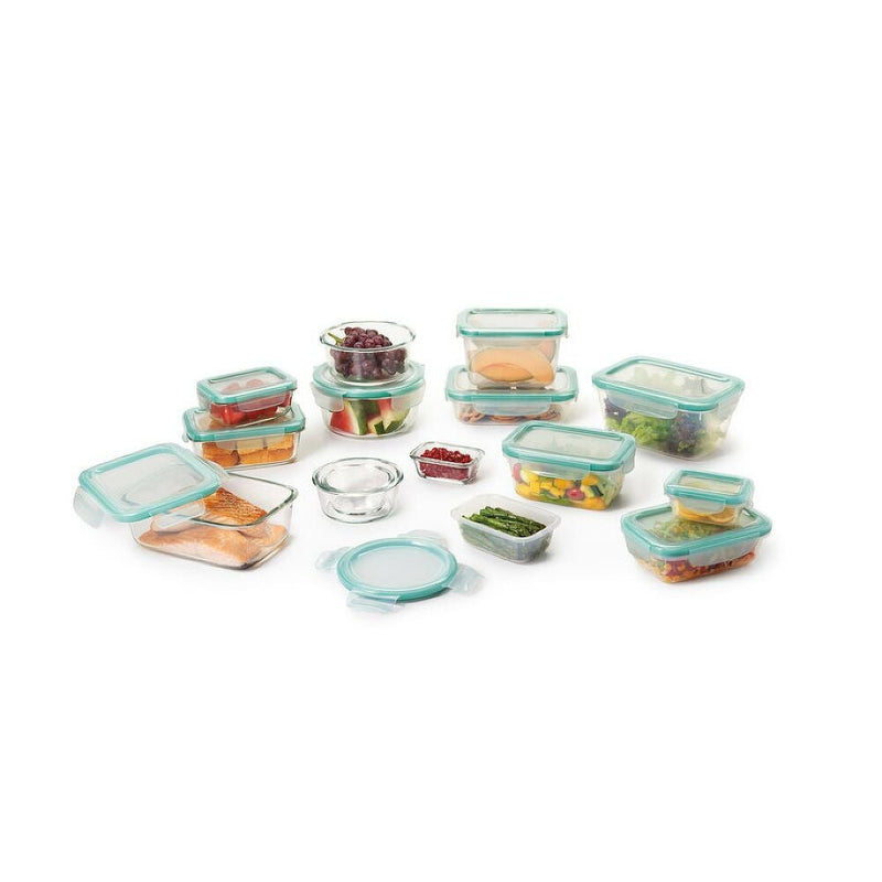 OXO Good Grips 30 Piece Smart Seal Glass & Plastic Container Set O3