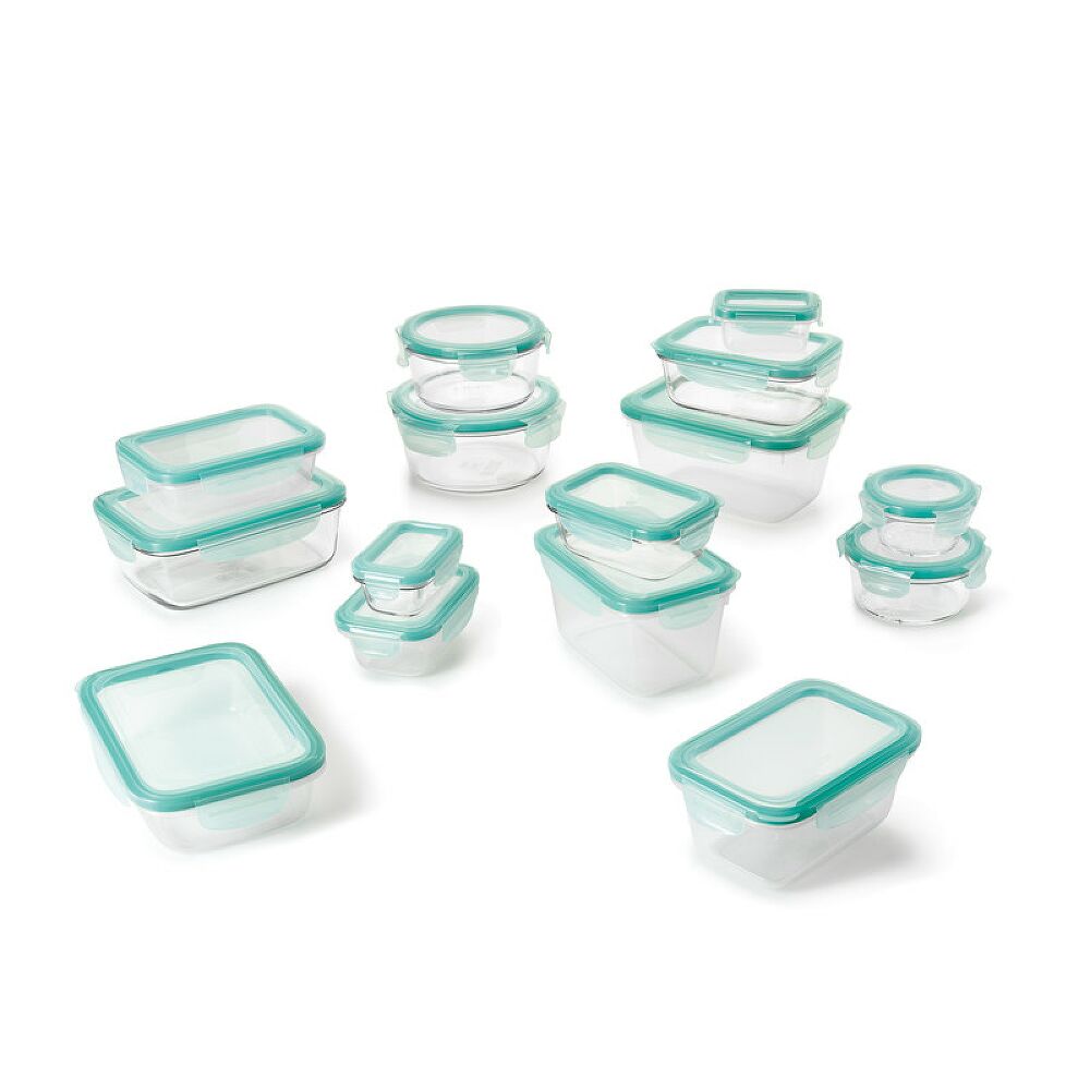 OXO Good Grips 30 Piece Smart Seal Glass & Plastic Container Set O3