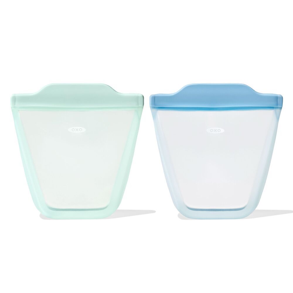 Tot Silicone Reusable Bag - 2-Piece Stand-Up Cup Set K7