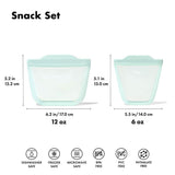 Tot Silicone Reusable Bag - 2-Piece Stand-Up Cup Set K7