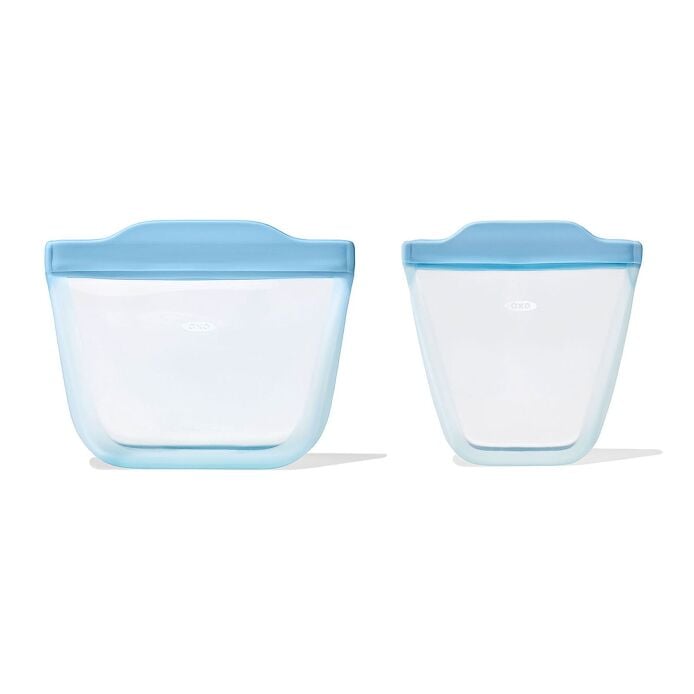 Tot Silicone Reusable Bag - 2-Piece Stand-Up Cup Set K7