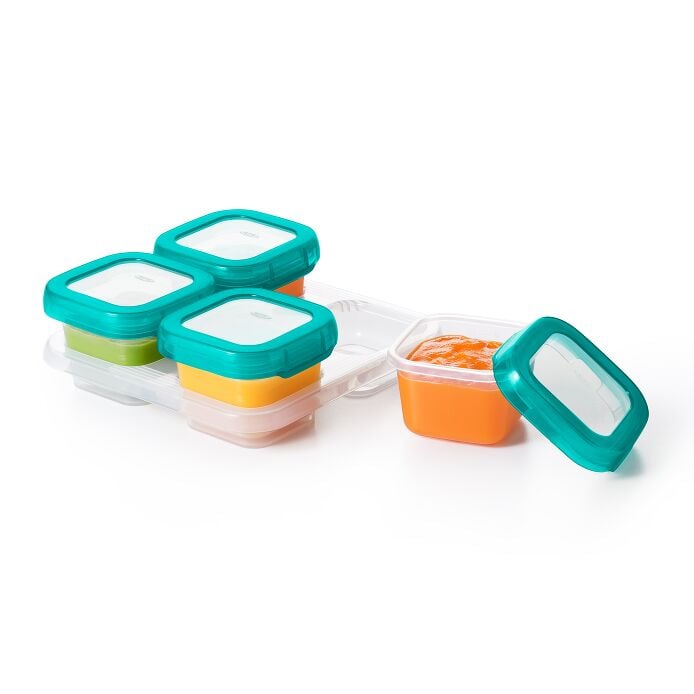 4 oz Baby Blocks™ Plastic Freezer Storage Containers